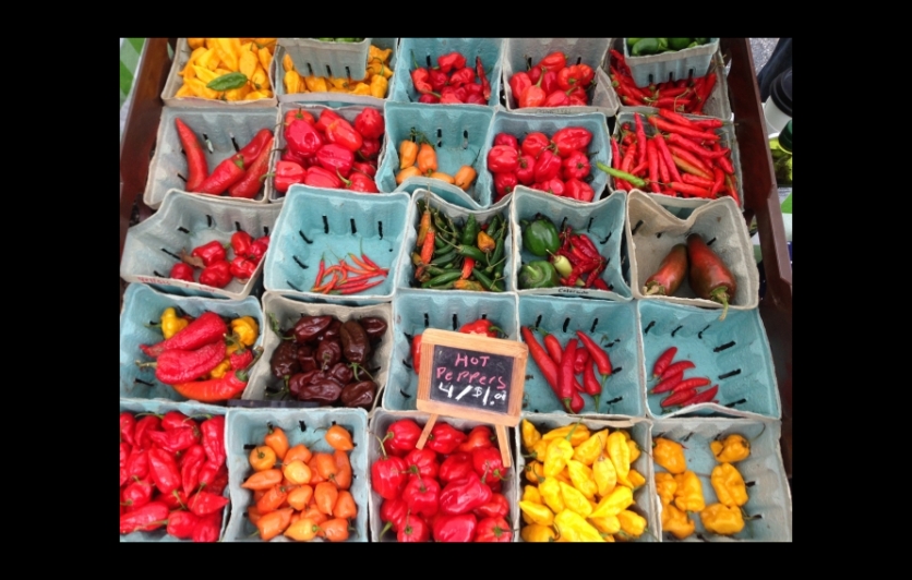 Farmers Market peppers 