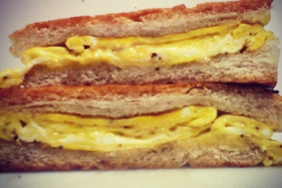 Citizen bacon, egg and cheese torta